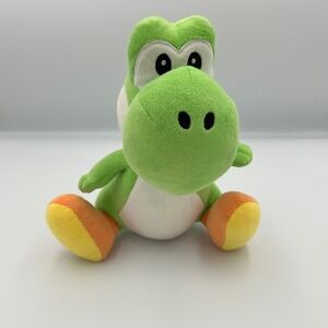 Nintendo Super Mario‎ Bros Yoshi Plush Stuffed Animal Toy Green 8 Inch